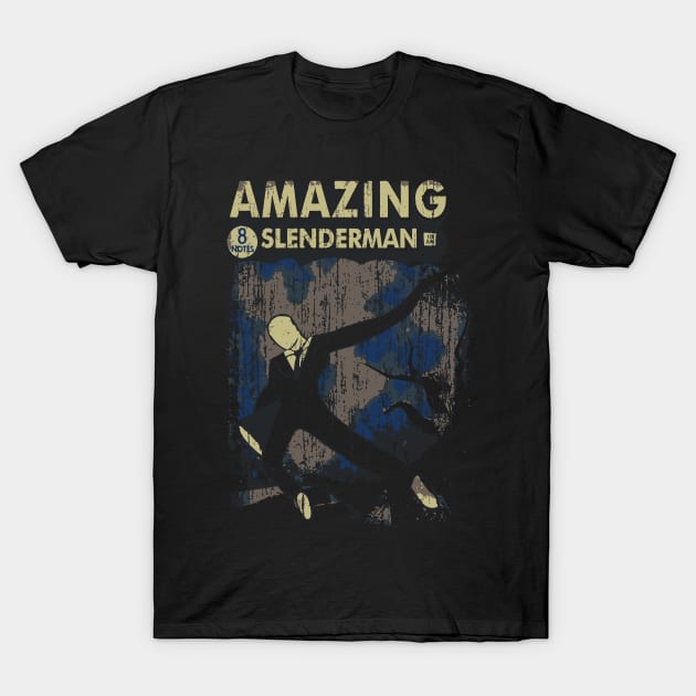 Amazing Slenderman T-Shirt by NumFortyTwo